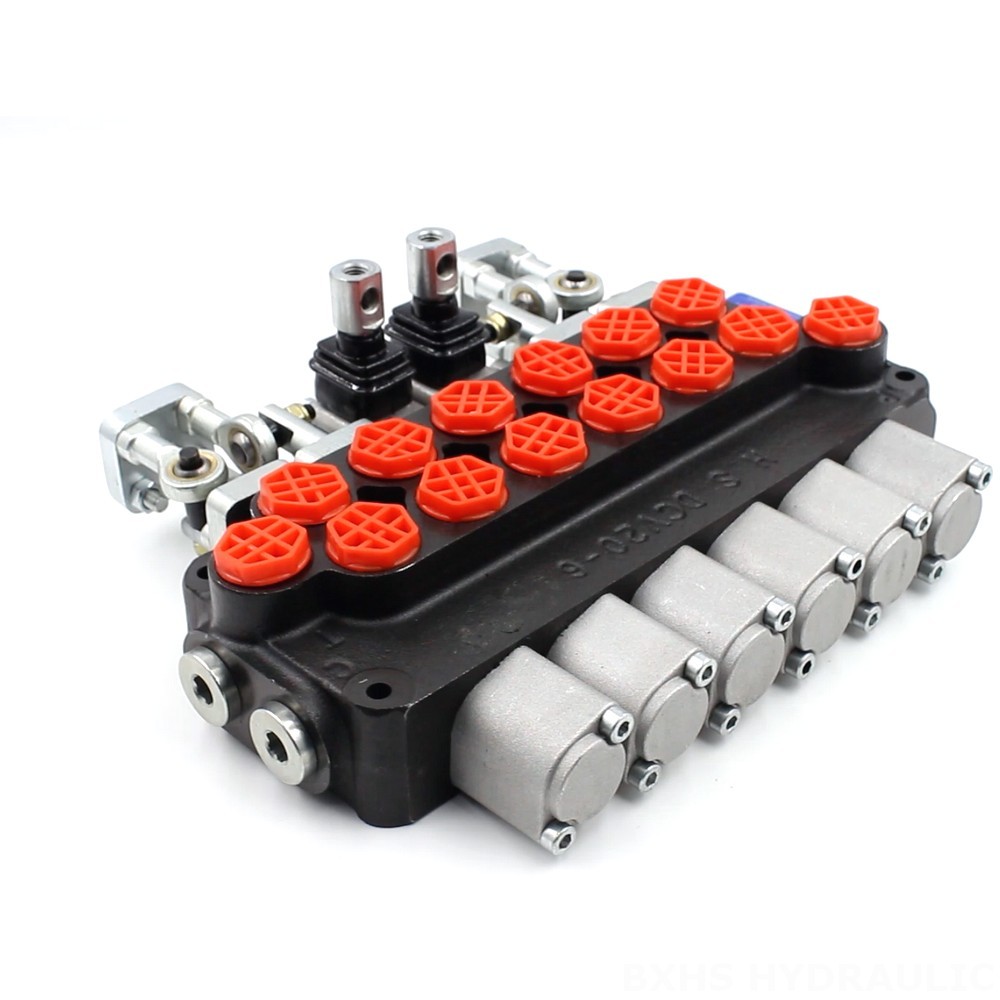 Manual and Joystick 6 Spool Monoblock Directional Valve - Hydraulic System Components image